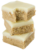 Banana Bread Blondie with Maple Cream Cheese Frosting